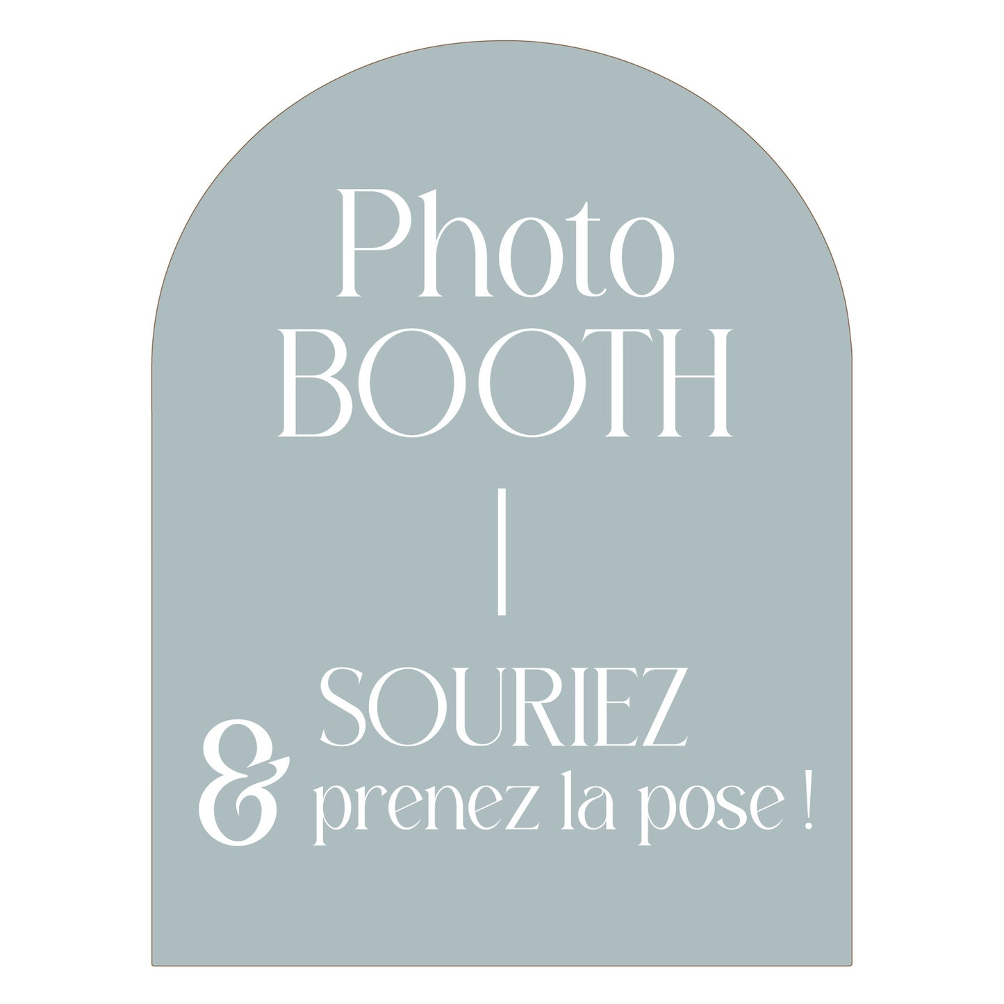 Location panneau Photo Booth océan