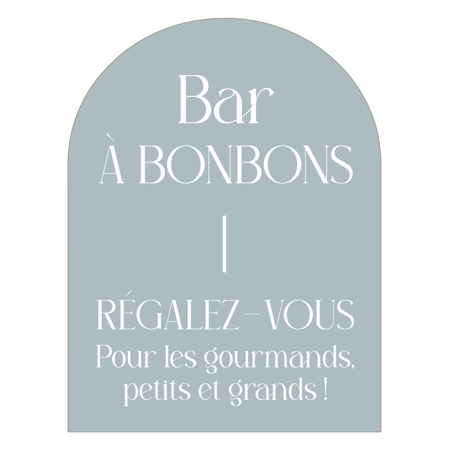 Location panneau Bar à Bonbons océan