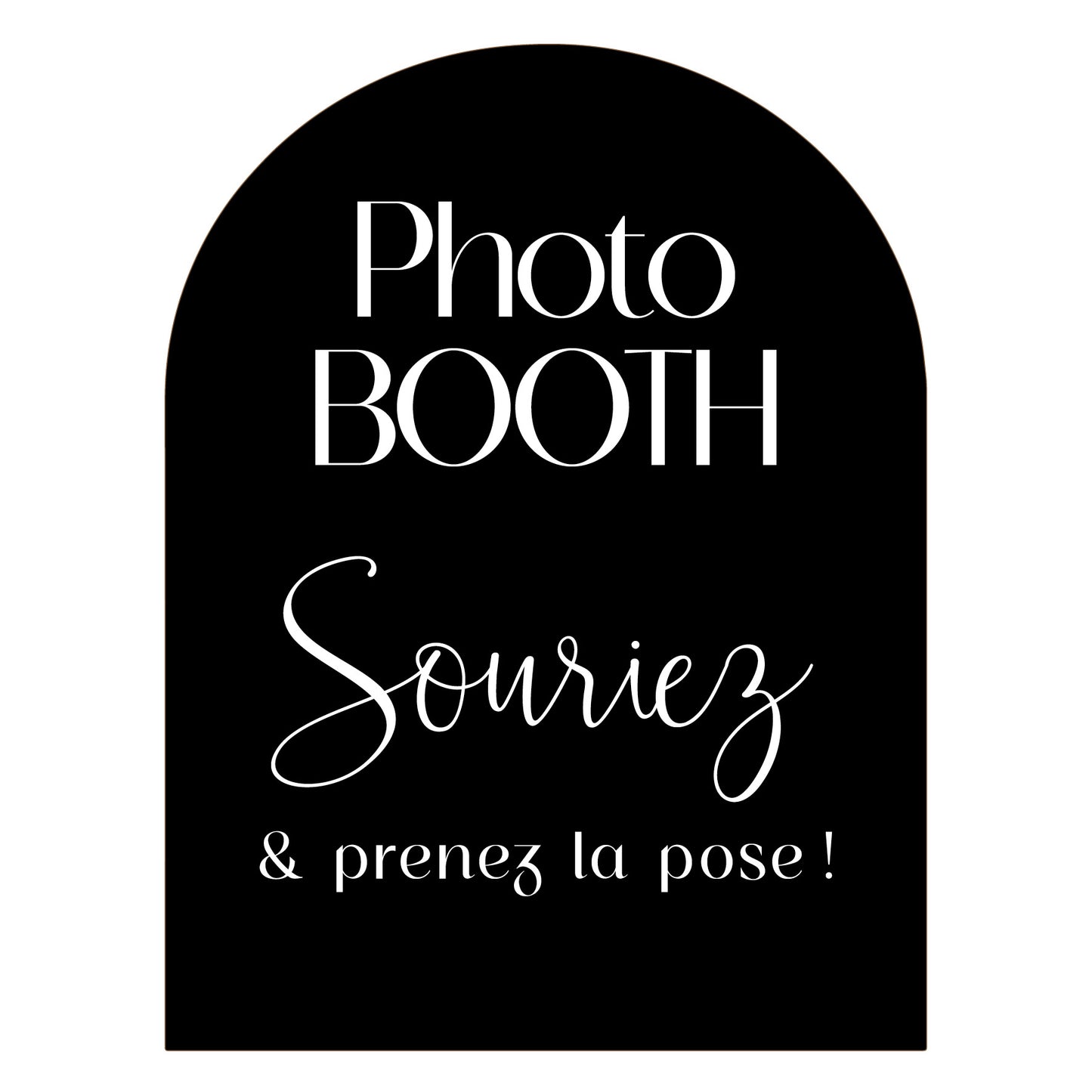 Location panneau Photo Booth chic