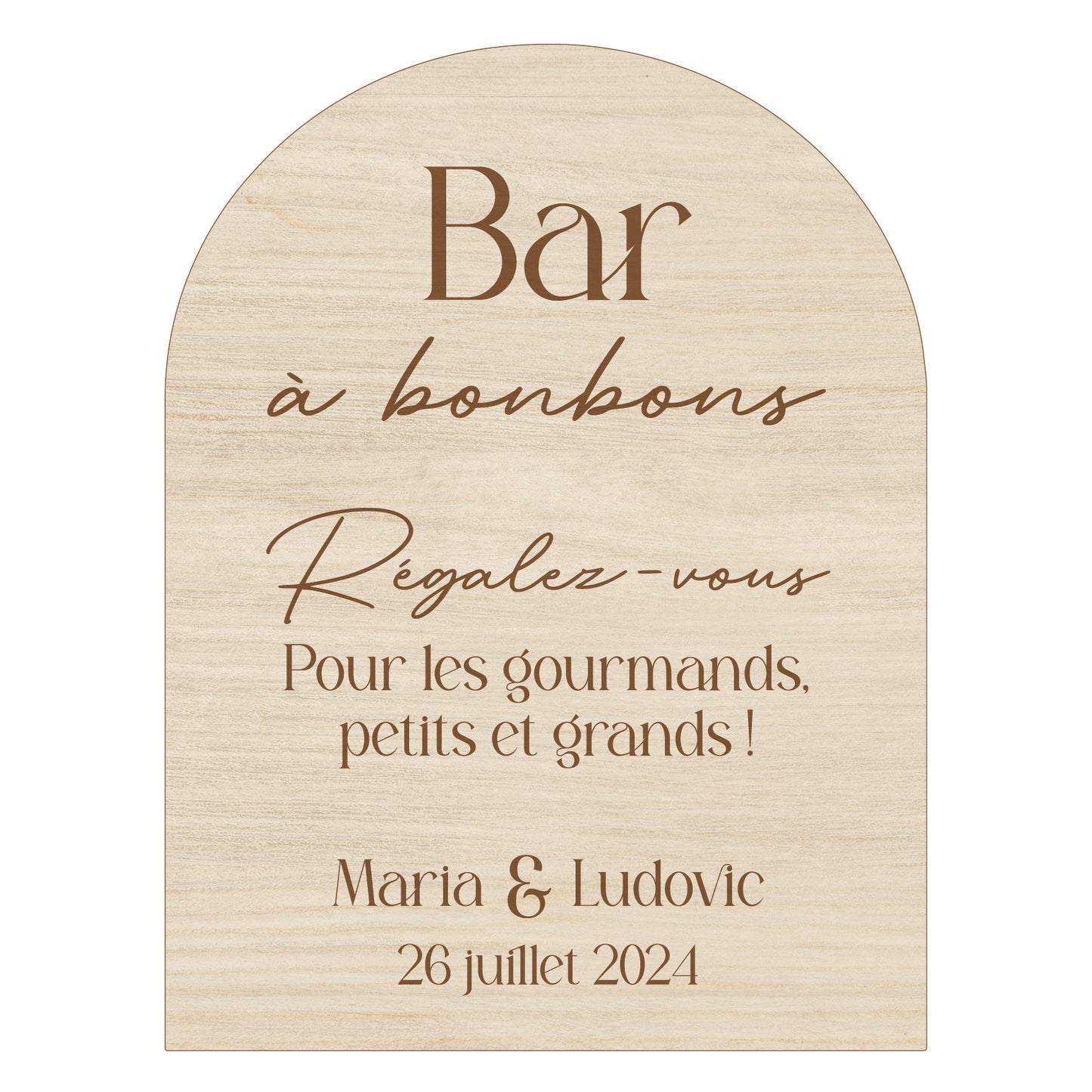 Panneau Bar à bonbons 1