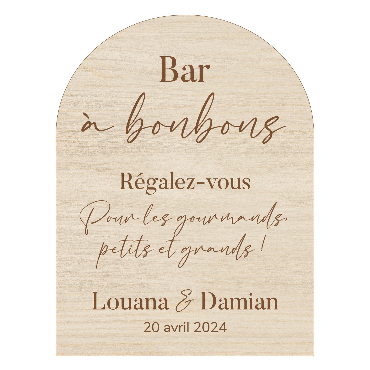 Panneau Bar à bonbons 2